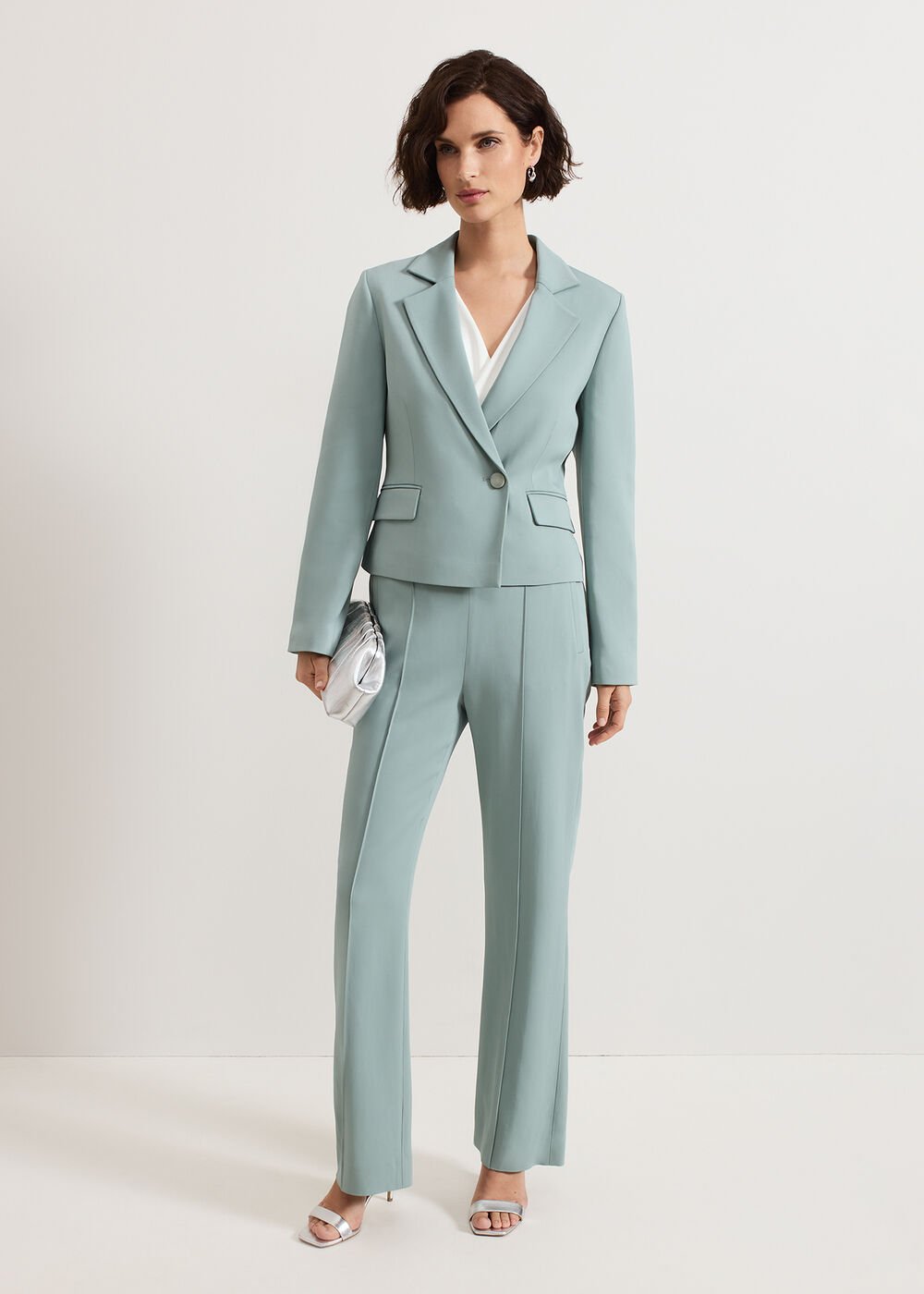 Bowen Suit Jacket - Eau De Nil