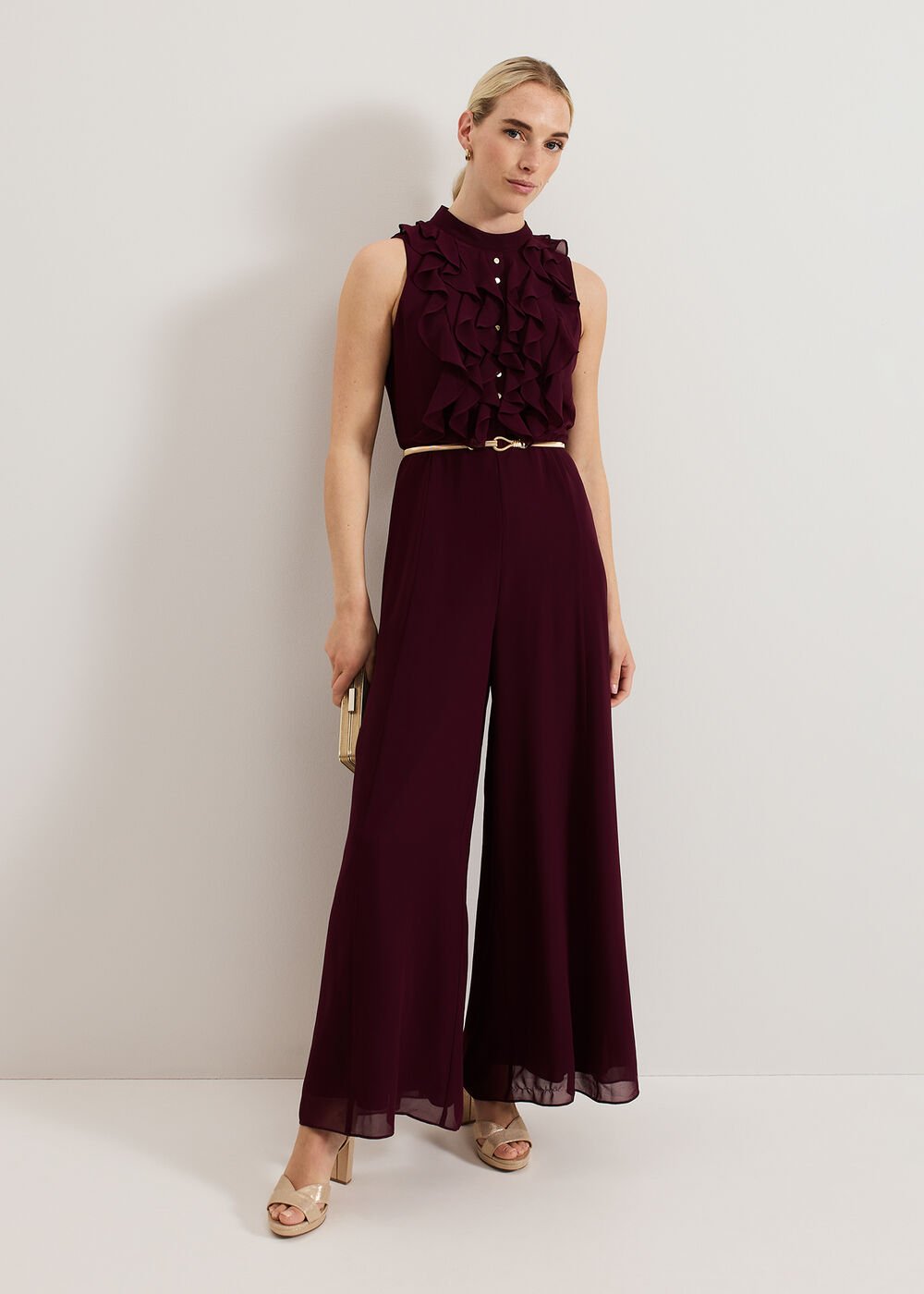 Nalani Jumpsuit - Burgundy