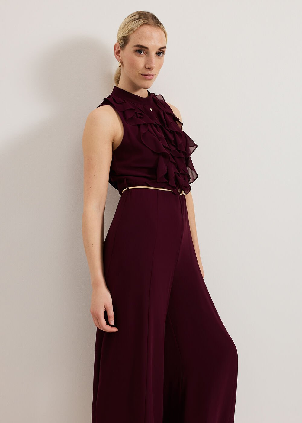 Nalani Jumpsuit - Burgundy
