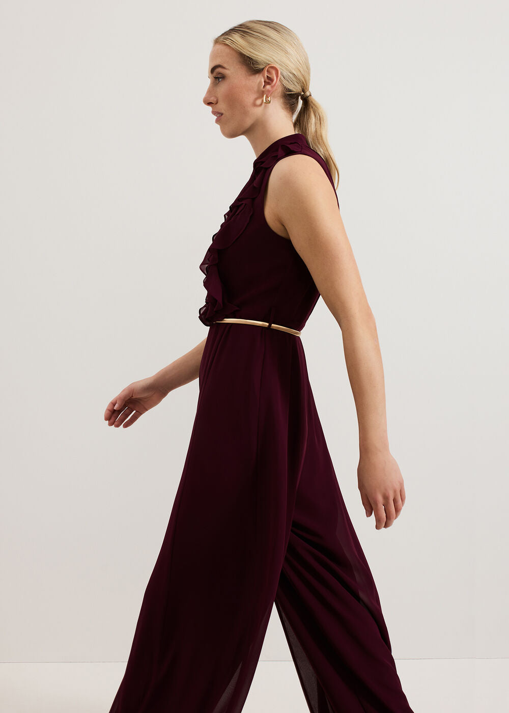 Nalani Jumpsuit - Burgundy