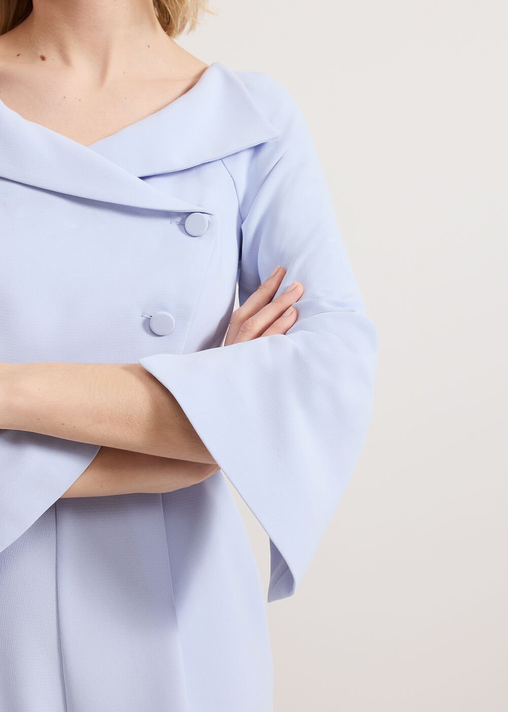 Sienna Tux Jumpsuit - Blue
