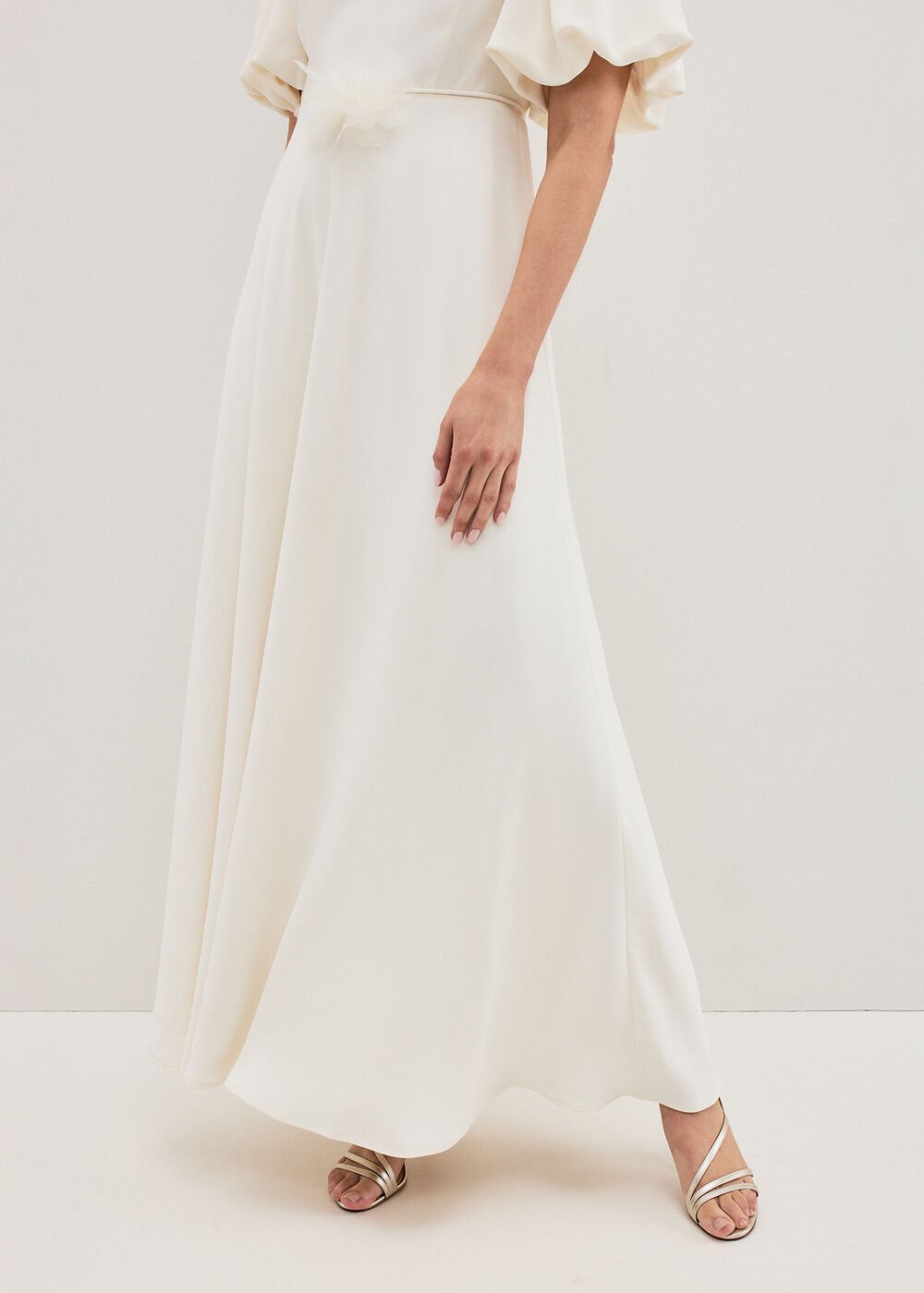Ellie Cream Wedding Dress - Cream