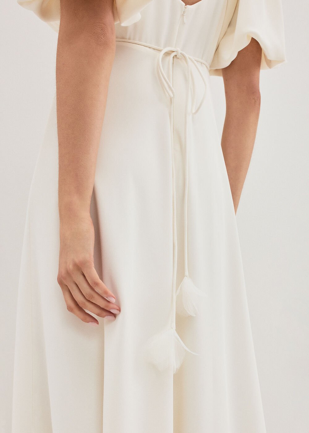 Ellie Cream Wedding Dress - Cream