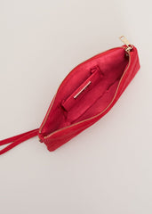 Cross Over Clutch Bag - Pink
