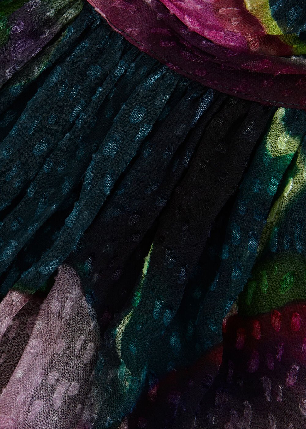 Molly Silk Mix Dress - Multi