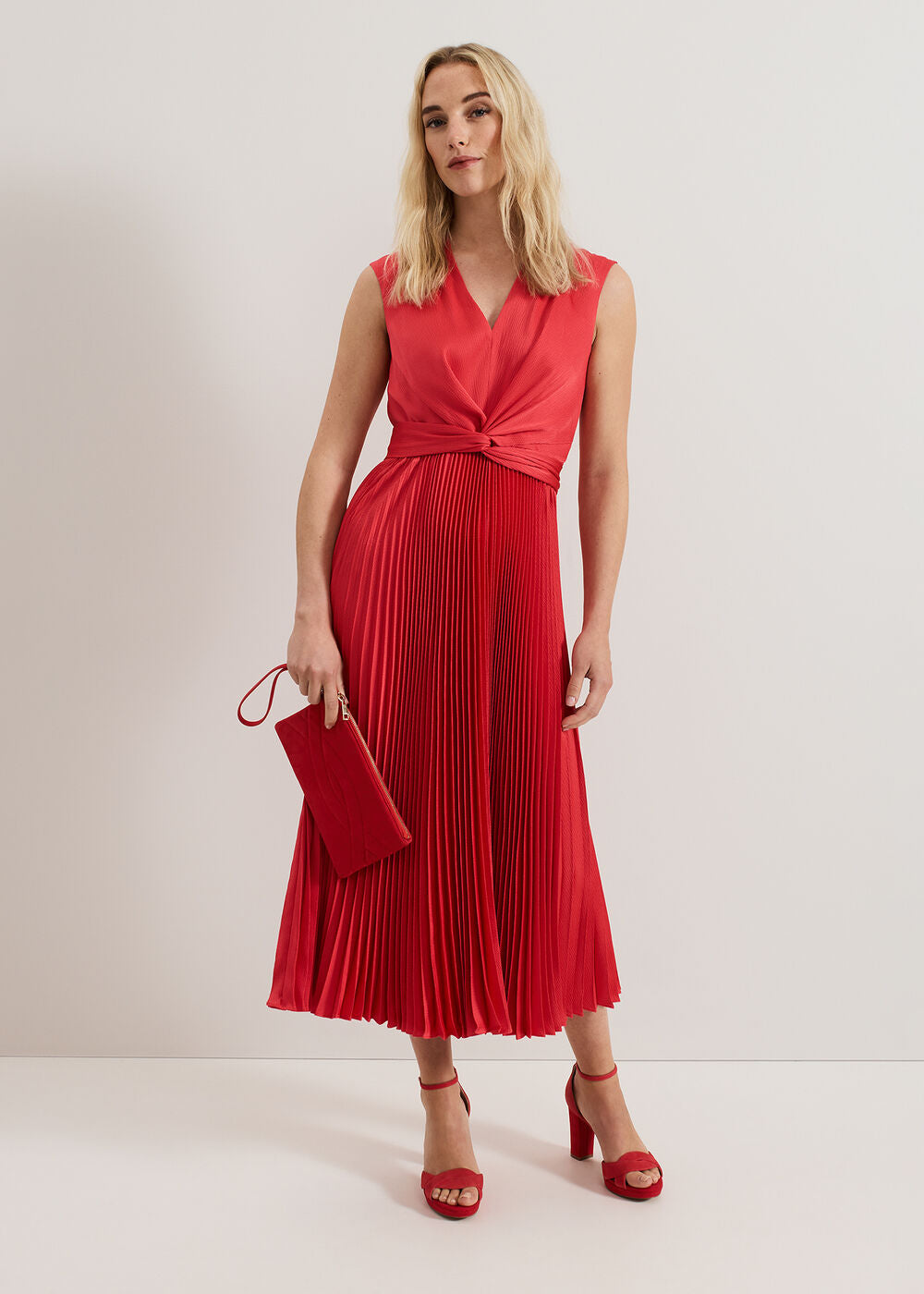 Celestia Wrap Dress - Pink