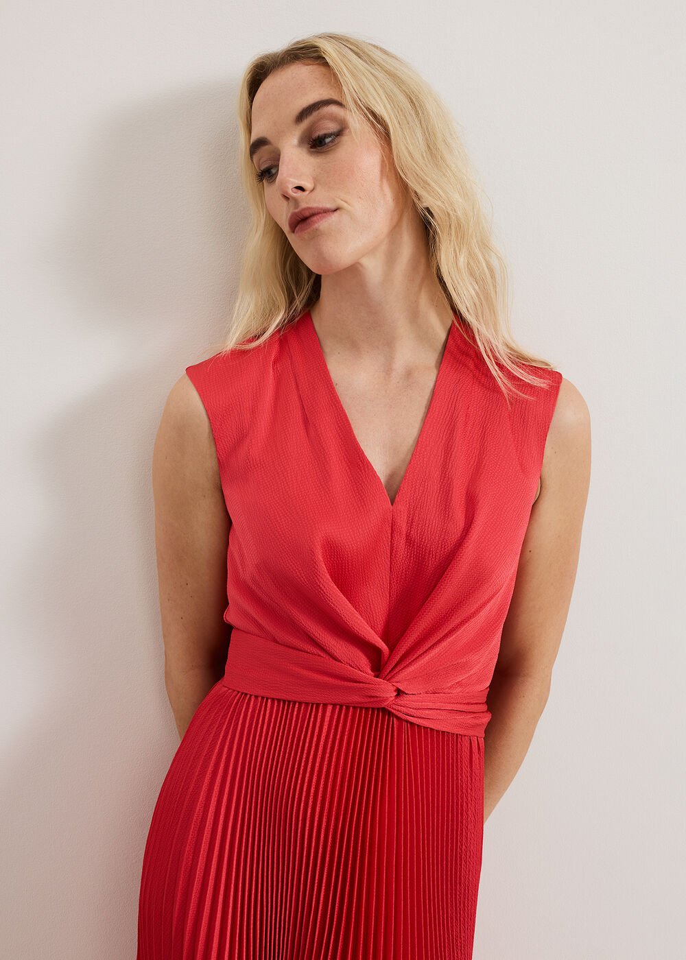 Celestia Wrap Dress - Pink