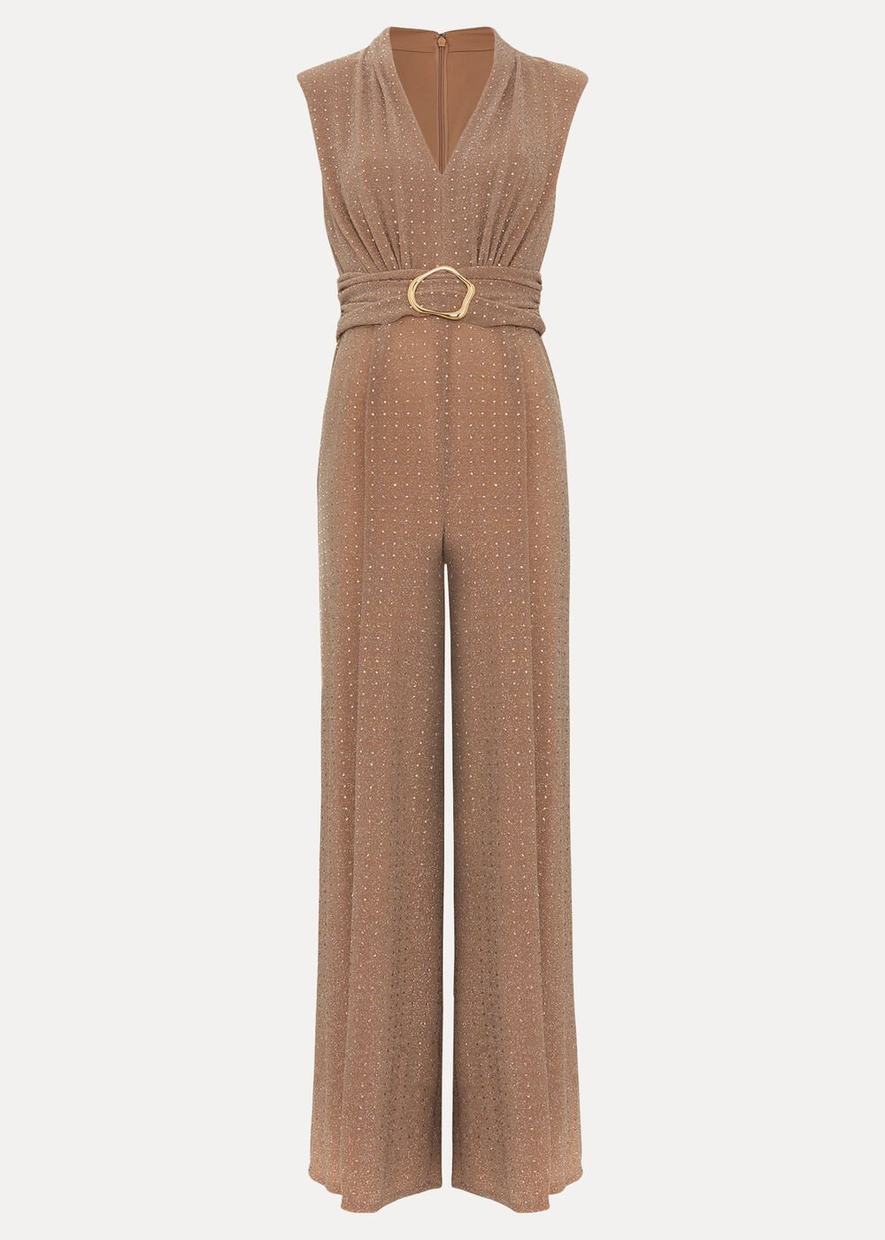 Petite Brea Jumpsuit - Latte