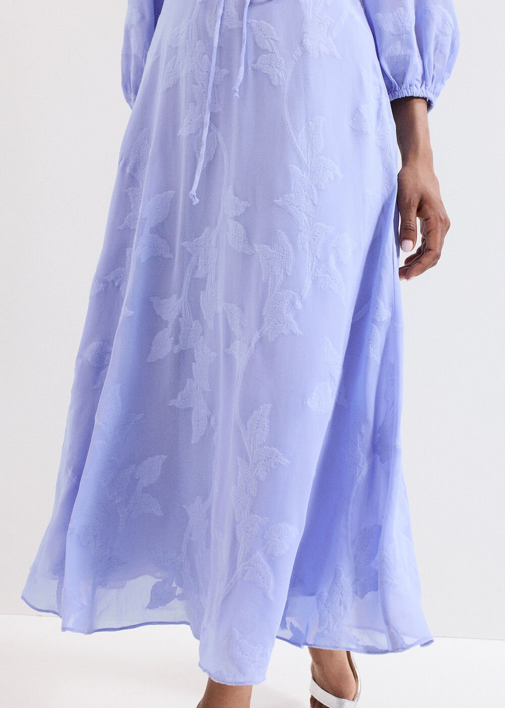 Liona Floral Dress - Blue