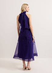 Georgie Beaded Dress - Purple
