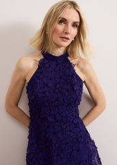 Georgie Beaded Dress - Purple