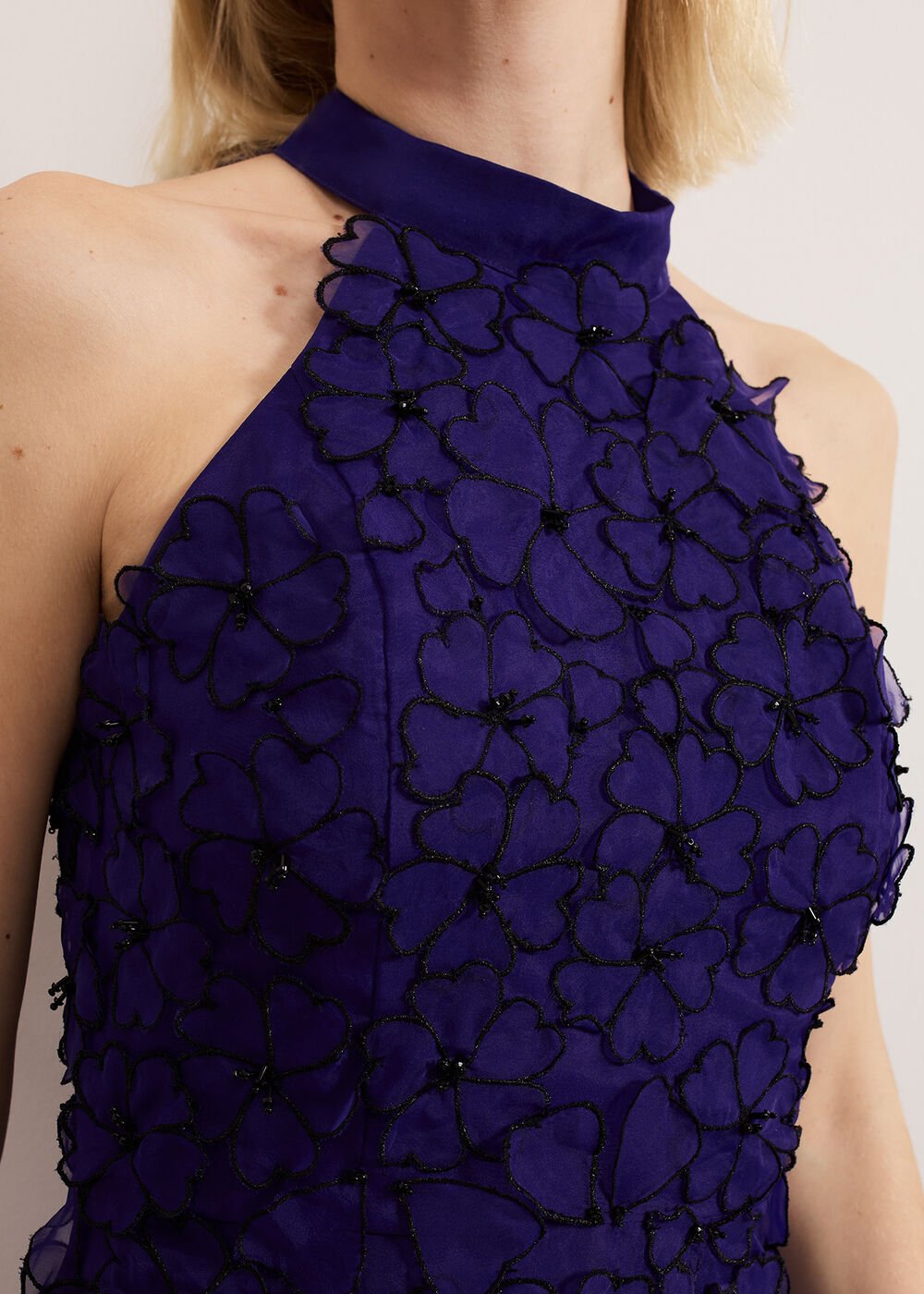 Georgie Beaded Dress - Purple