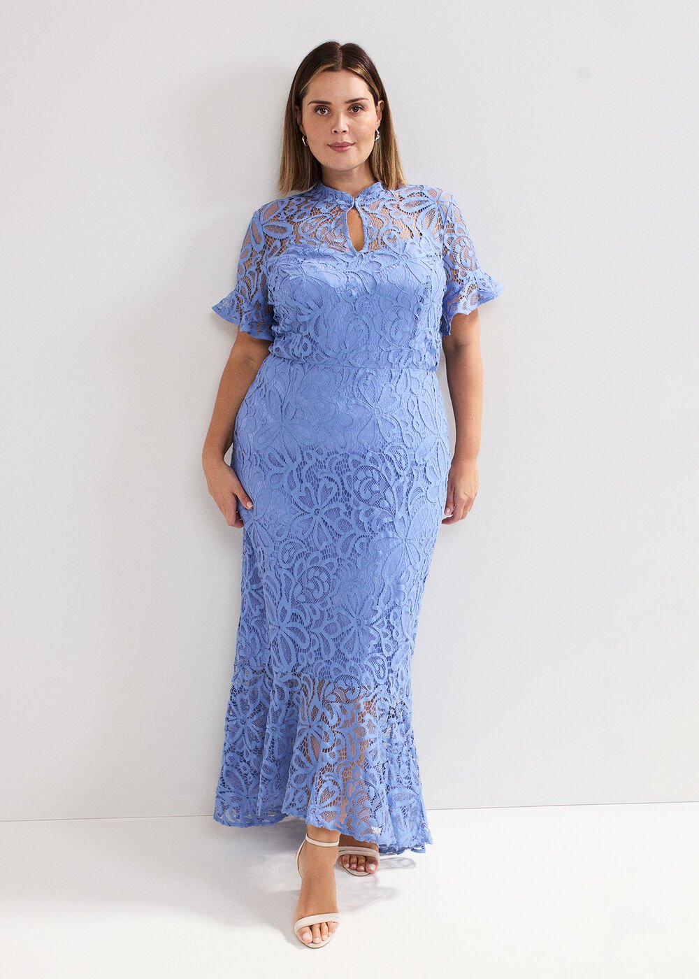 Eadie Maxi Dress - Pale Blue