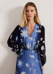 Annie Floral Maxi Dress - Blue