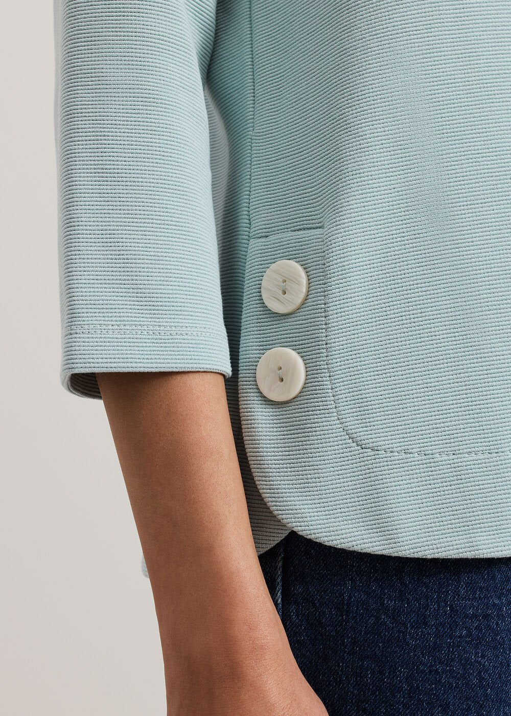 Remy Textured Top - Eau De Nil