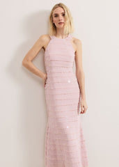 Amitis Sequin Dress - Antique Rose