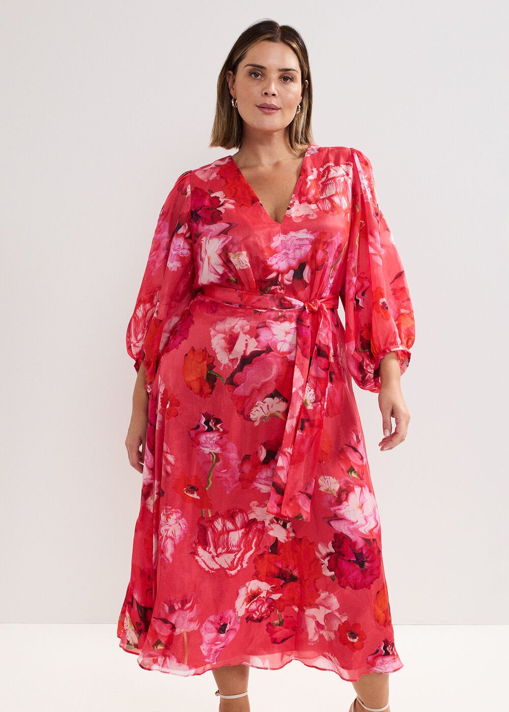 Federica Midi Dress - Pink
