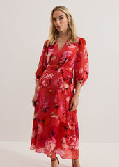 Federica Midi Dress - Pink