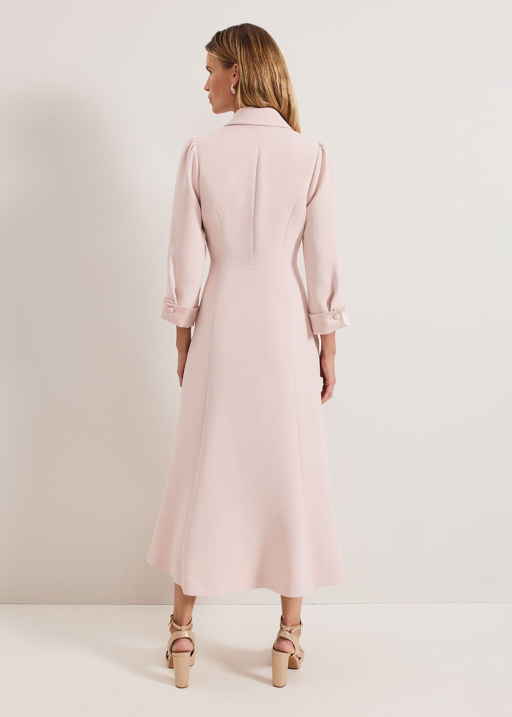 Paloma Tux Dress - Cameo Pink