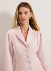Paloma Tux Dress - Cameo Pink