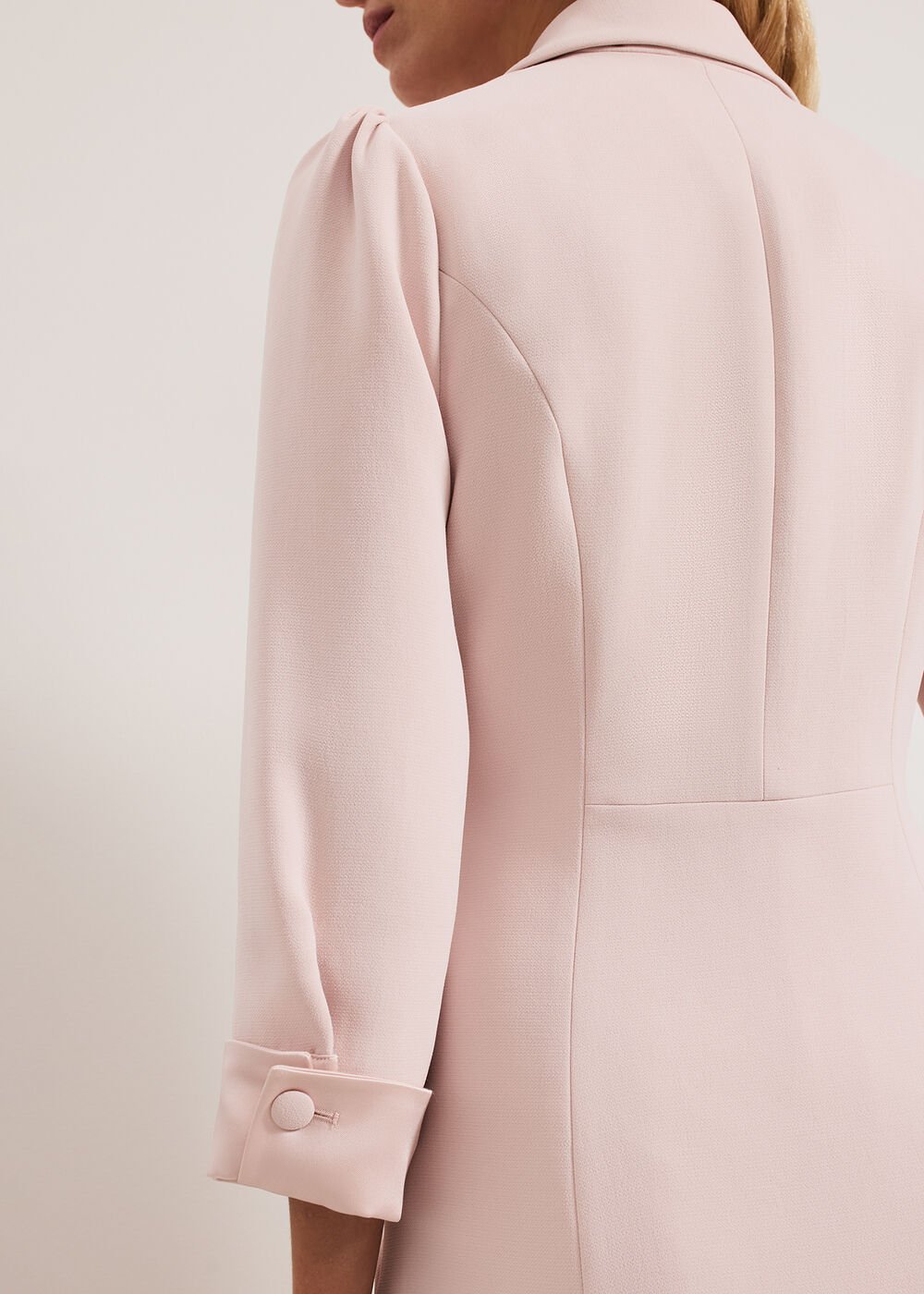 Paloma Tux Dress - Cameo Pink