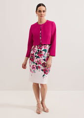 Phoebe Crop Jacket - Pink