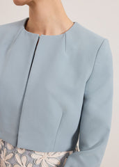 Phoebe Crop Jacket - Eau De Nil