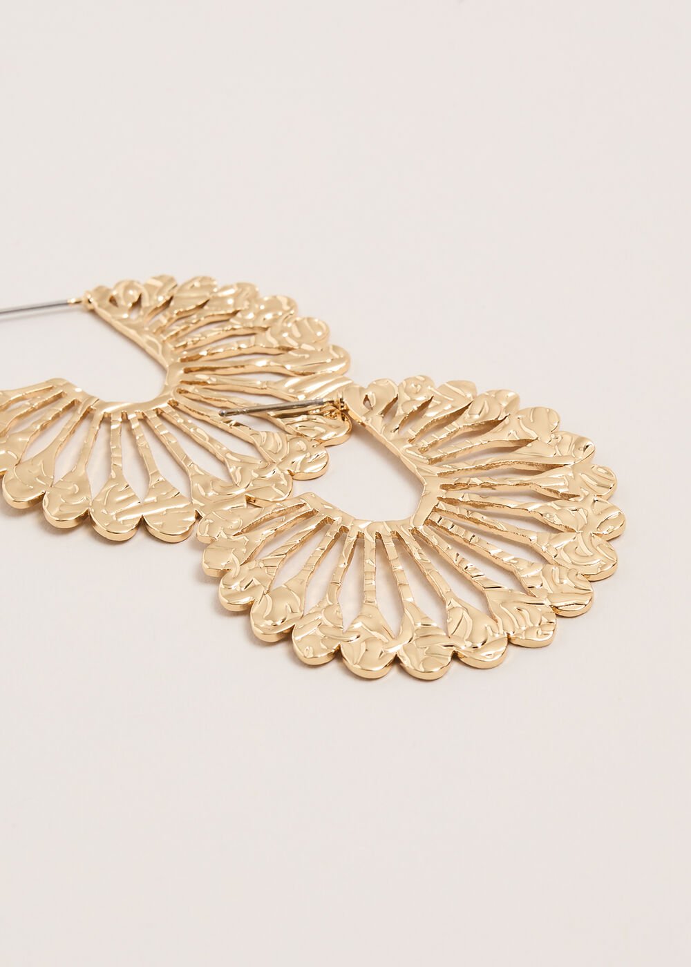 Sunray Hoop Earrings - Gold