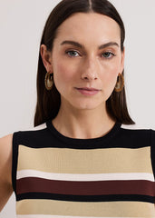 Sunray Hoop Earrings - Gold