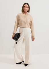 Sylvia PU Jacket - Neutral