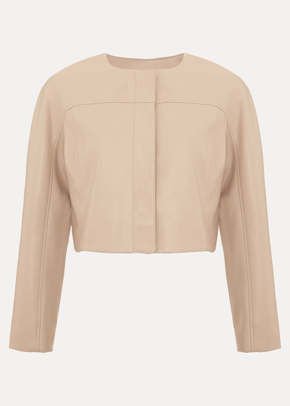 Sylvia PU Jacket - Neutral