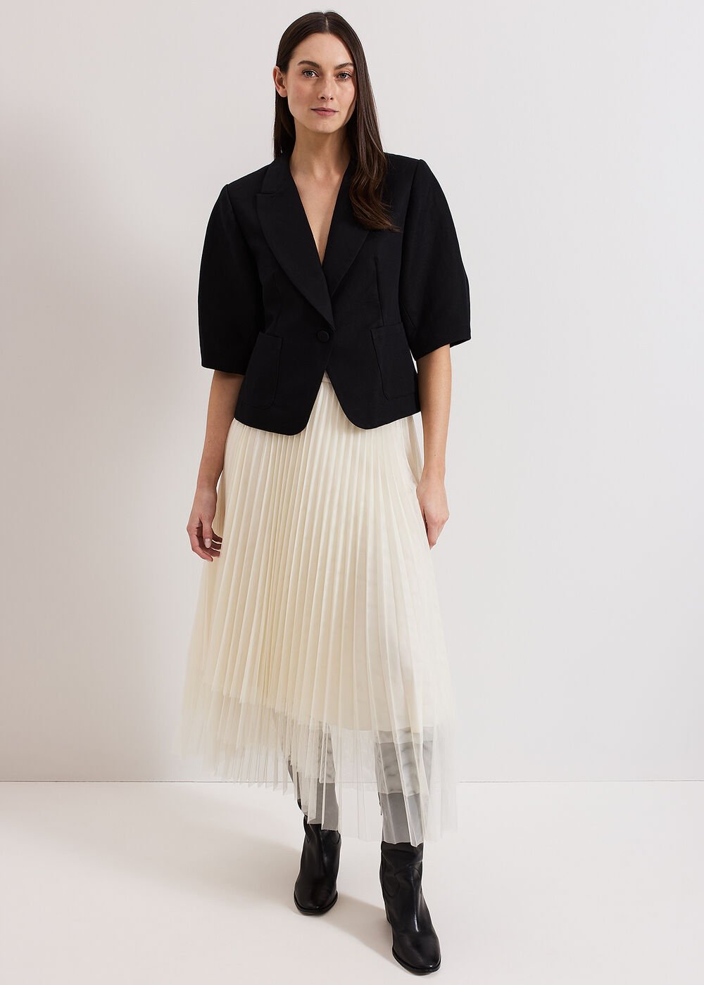 Lila Tulle Skirt - Ivory