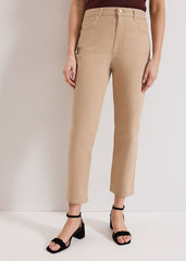 Lindsey Cropped Jean - Camel
