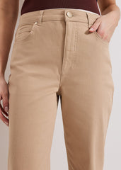 Lindsey Cropped Jean - Camel