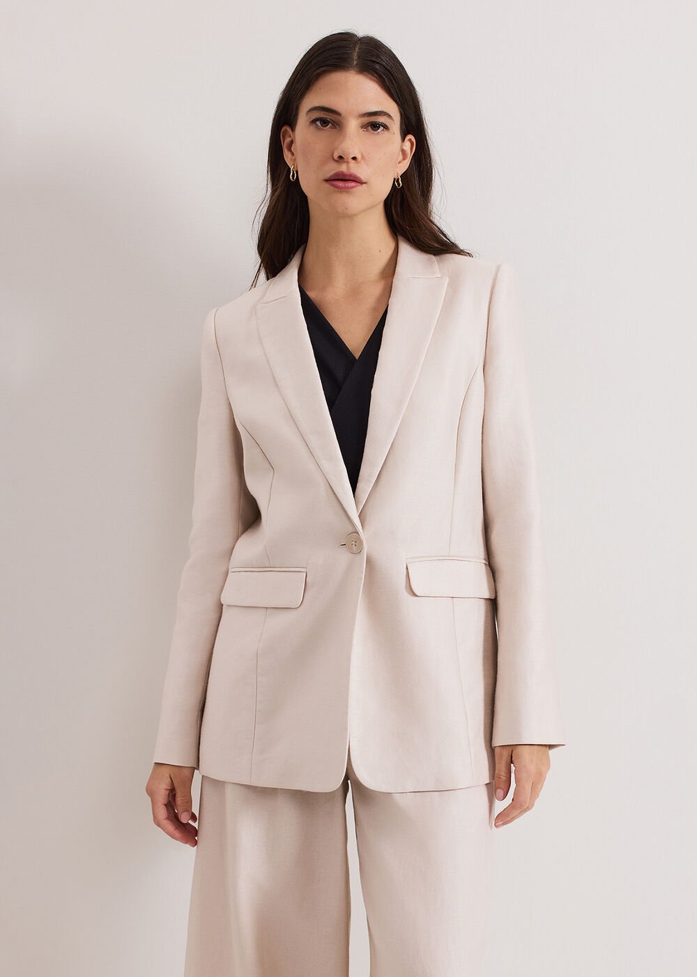 Amble Sheen Blazer - Neutral