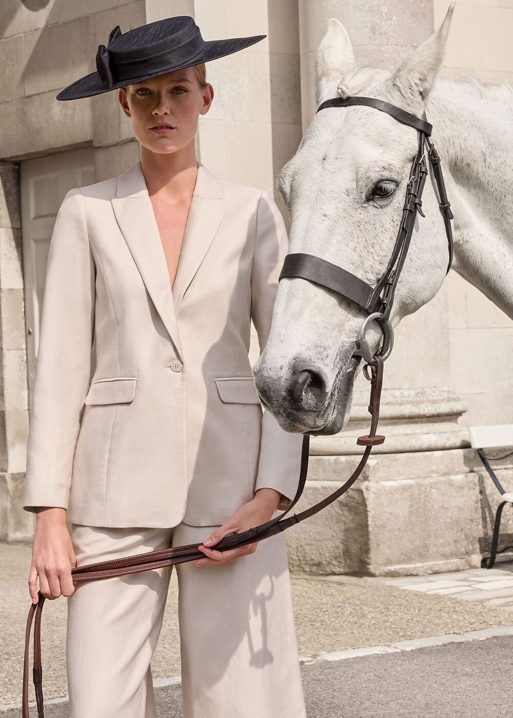 Amble Sheen Blazer - Neutral