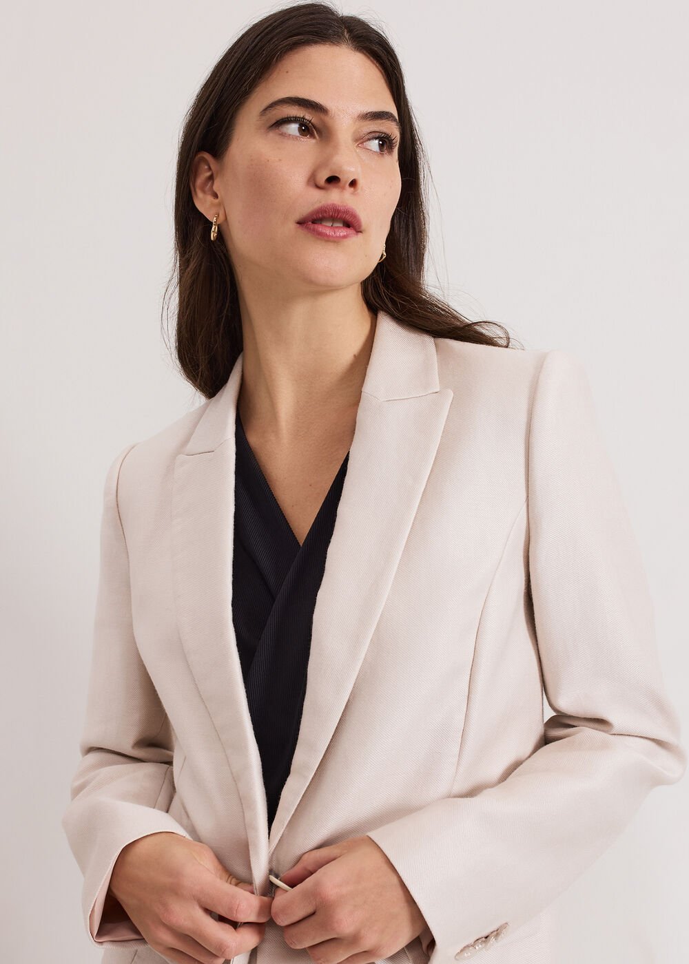Amble Sheen Blazer - Neutral