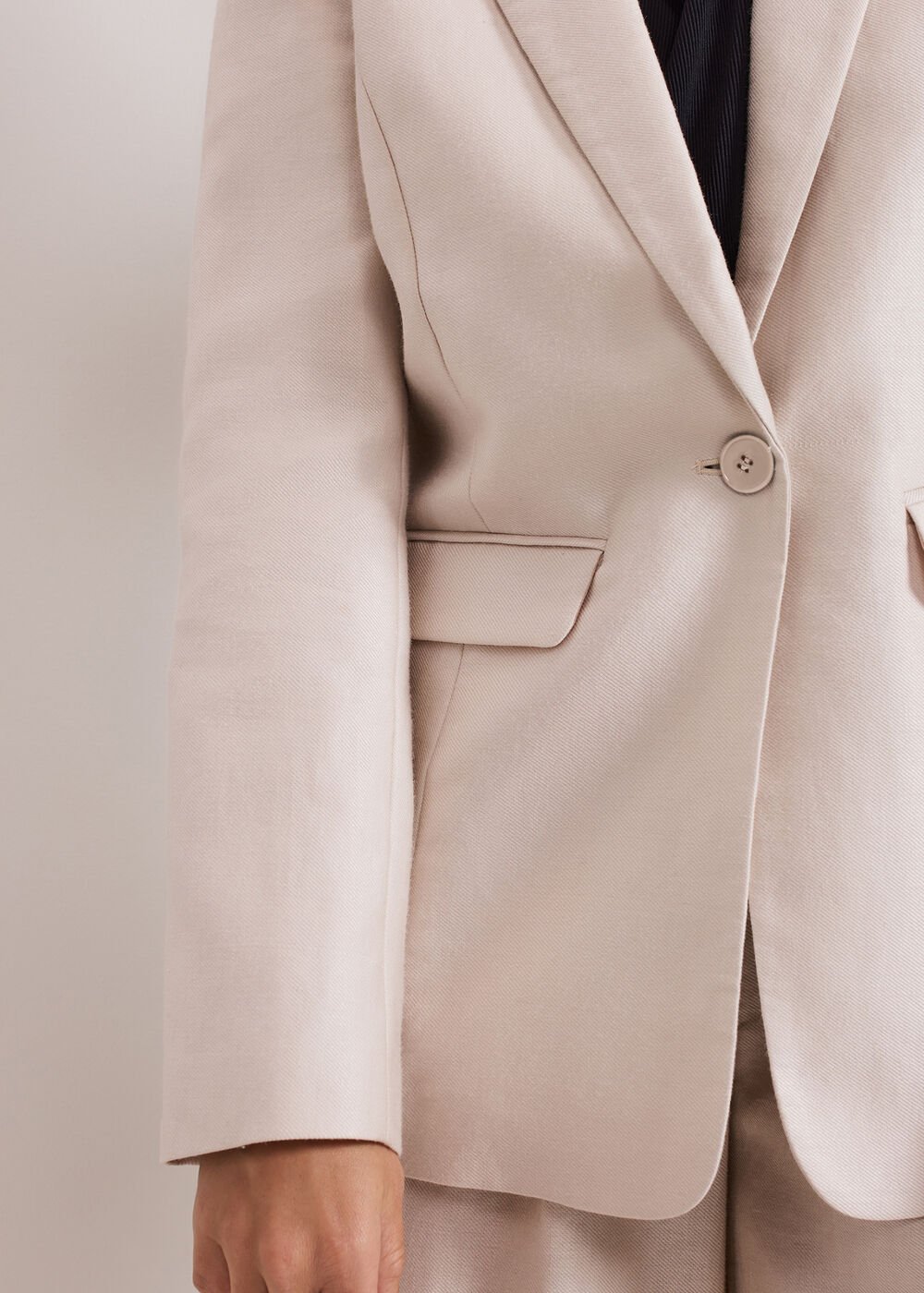 Amble Sheen Blazer - Neutral