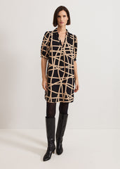 Darlia Ribbon Tunic Dress - Camel