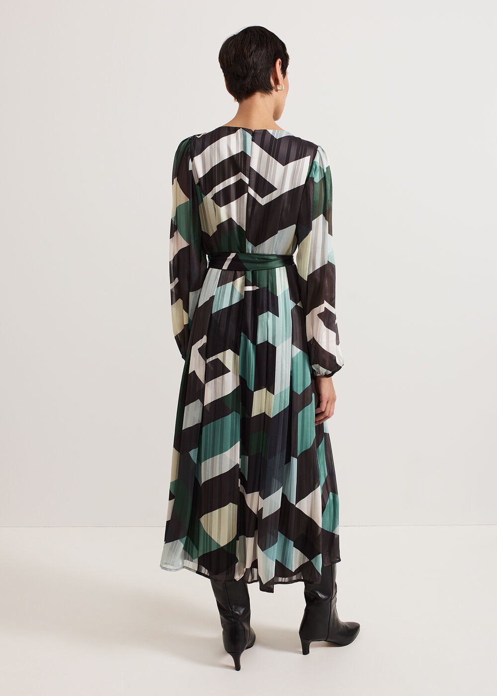 Francesca Midi Dress - Multi-Coloured