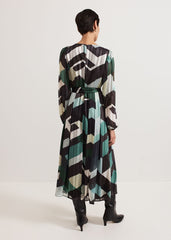 Francesca Midi Dress - Multi-Coloured