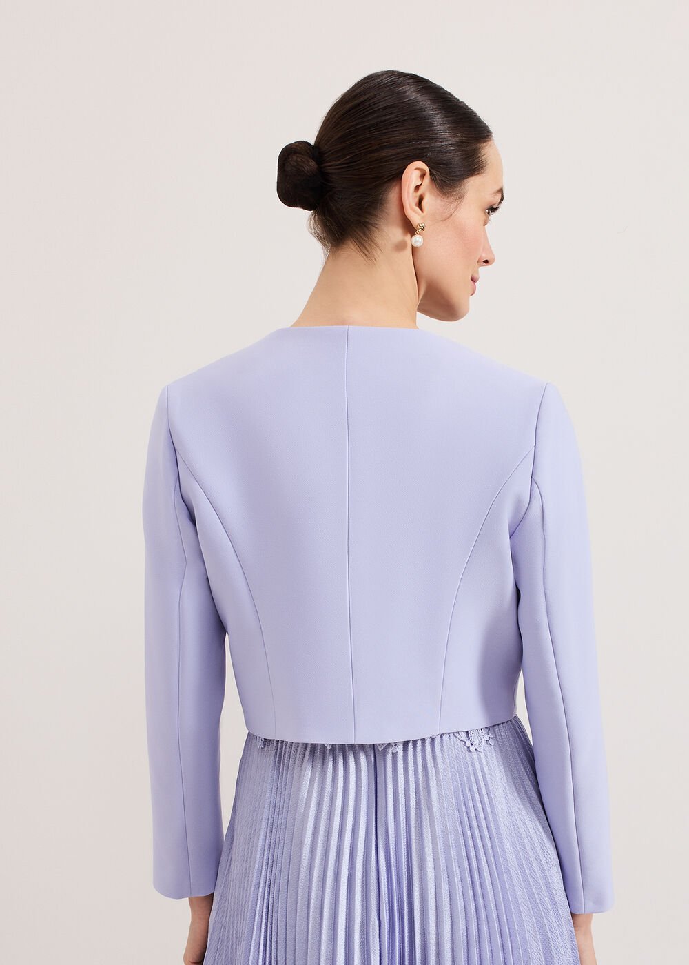 Emma Pocket Jacket - Pale Blue
