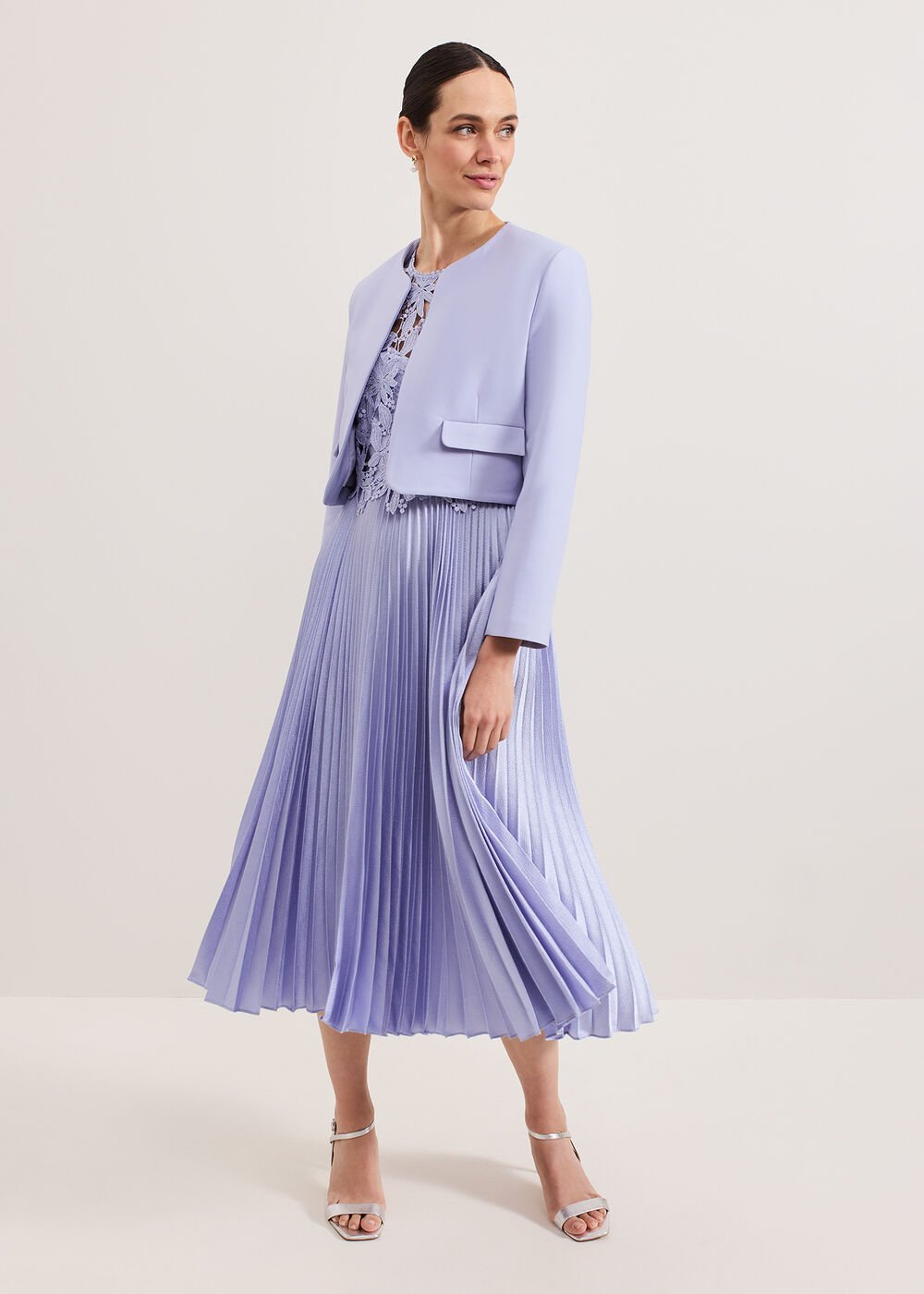 Emma Pocket Jacket - Pale Blue