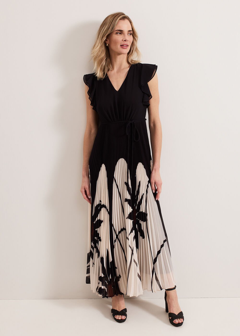 Uma Maxi Dress - Black Multi