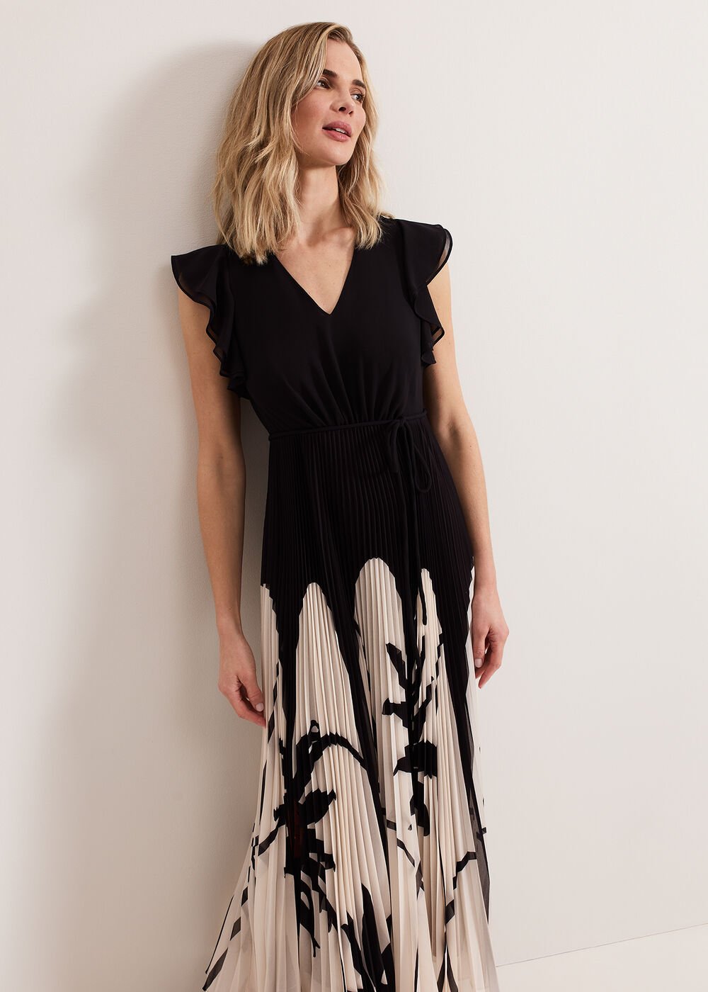Uma Maxi Dress - Black Multi