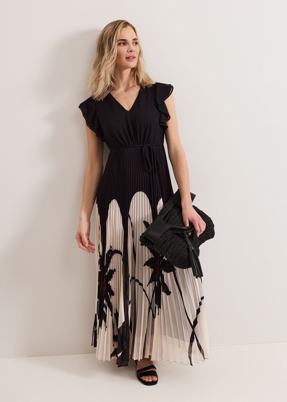 Uma Maxi Dress - Black Multi