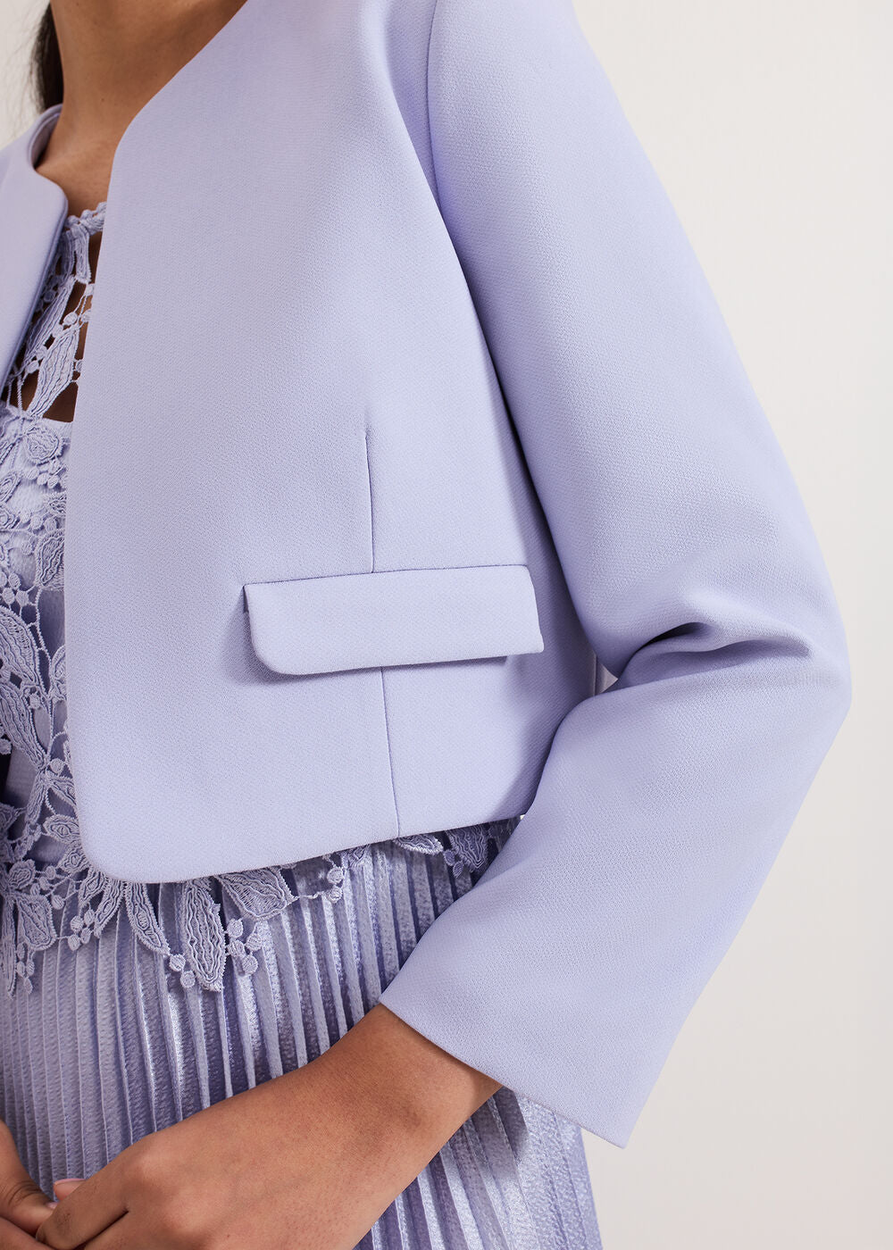 Petite Emma Jacket - Pale Blue