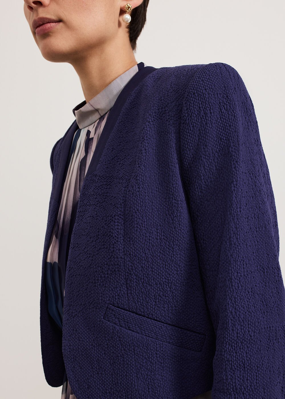 Olivia short Jacket - Navy