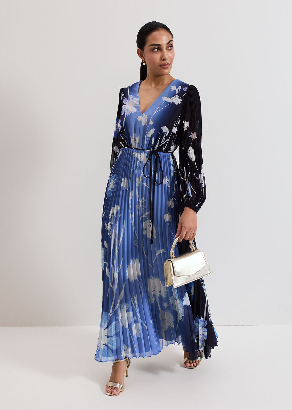 Petite Annie Dress - Blue