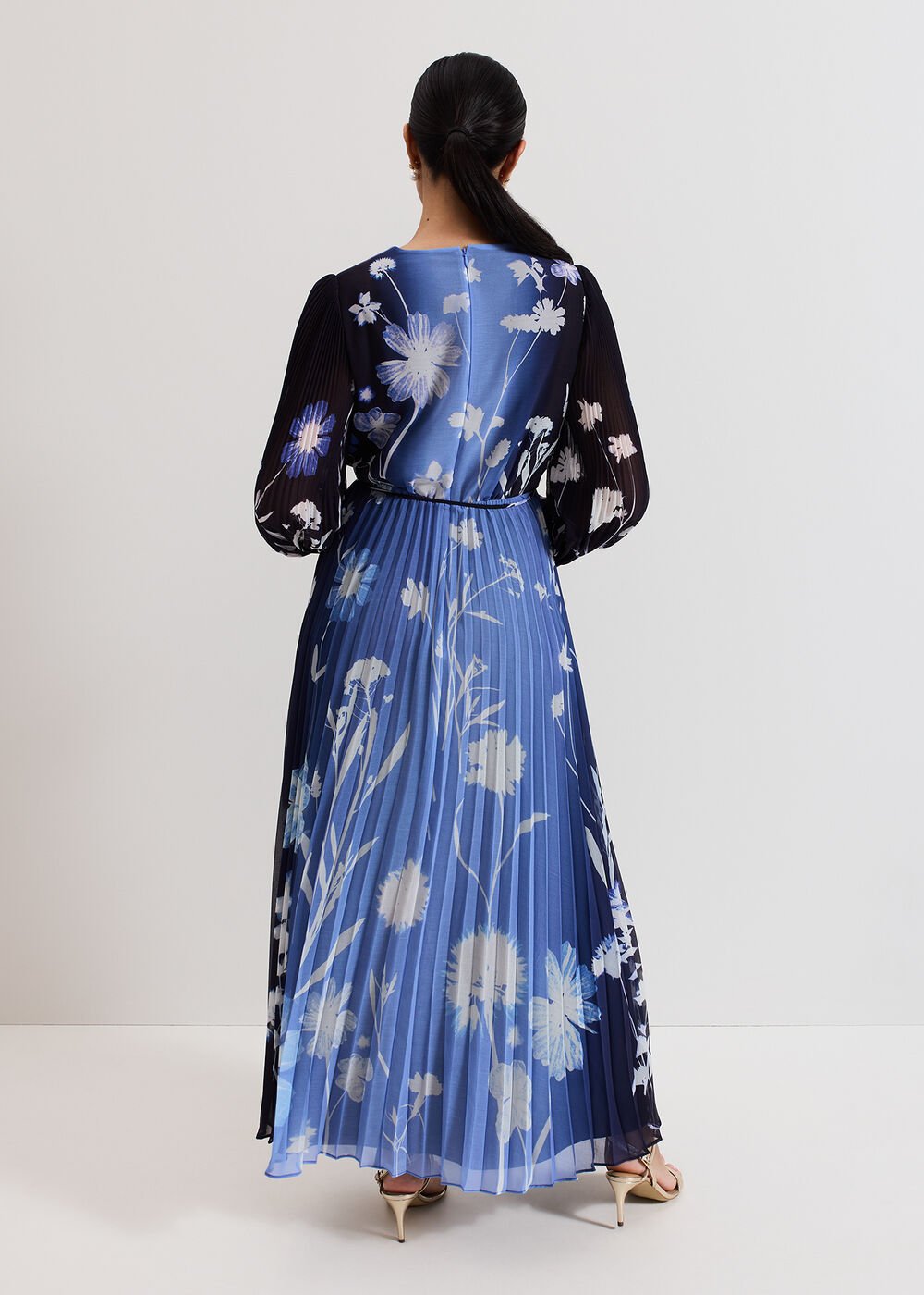 Petite Annie Dress - Blue
